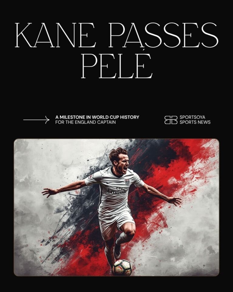 Harry Kane passes Pele World Cup goals record England Congo DR 2026